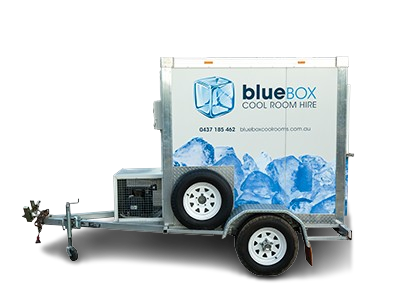 Compact low-height Bluebox cool room trailer