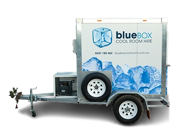 Compact low-height Blue Box cool room trailer