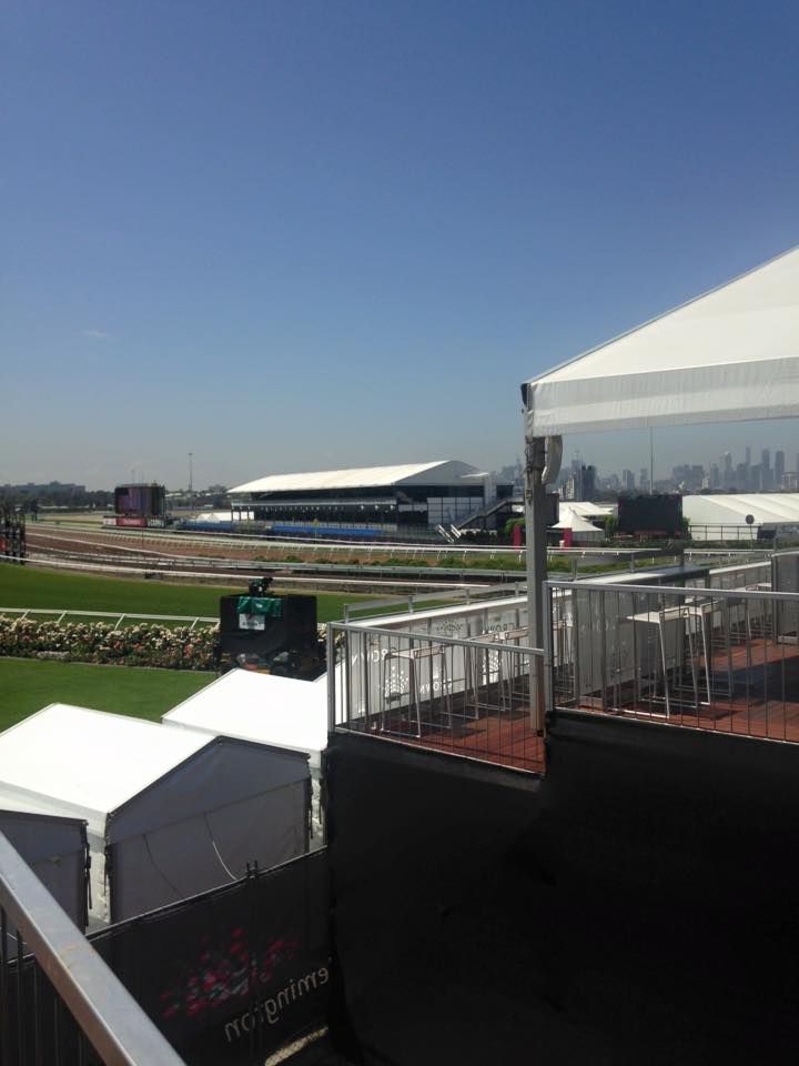 Flemington Spring Carnival grounds and marquees