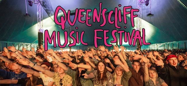 Queenscliff Music Festival crowd and event banner
