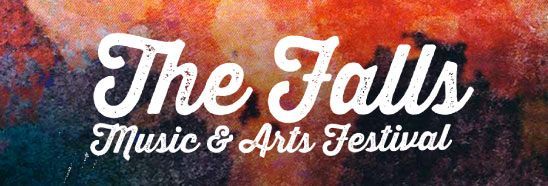 The Falls Music and Arts Festival logo from the Bluebox archive